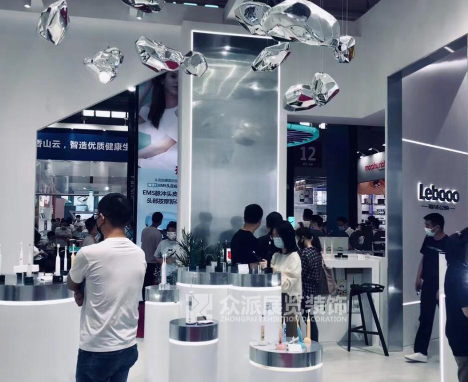 众派展览专业展位设计搭建 欢迎预订  展览会-特装展台制作 展厅展柜 制作搭建​ 时尚大气