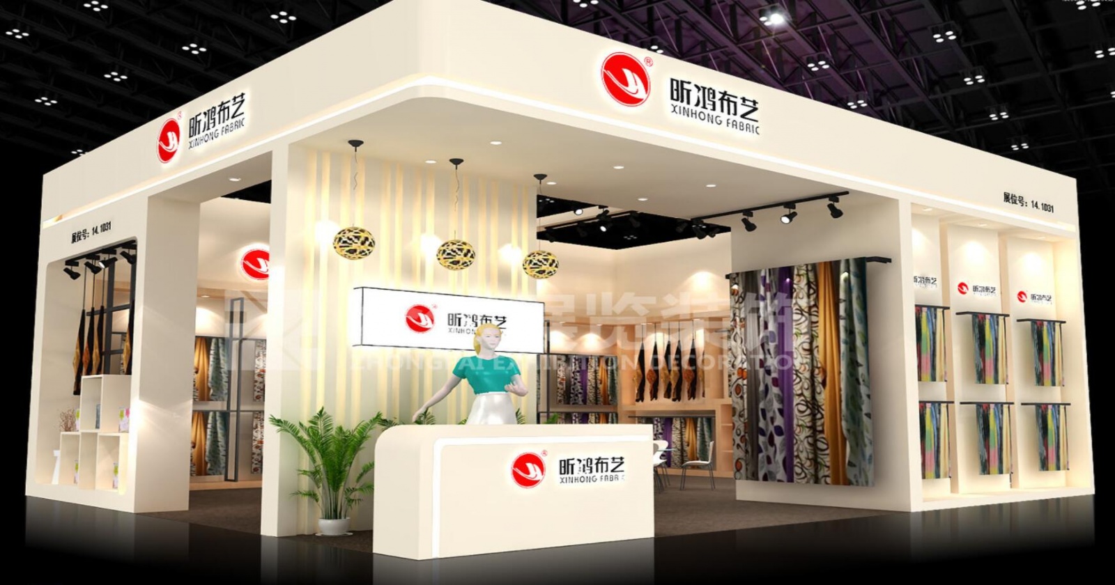 众派展览专业展位设计搭建 欢迎预订  展览会-特装展台制作 展厅展柜 制作搭建​ 时尚大气